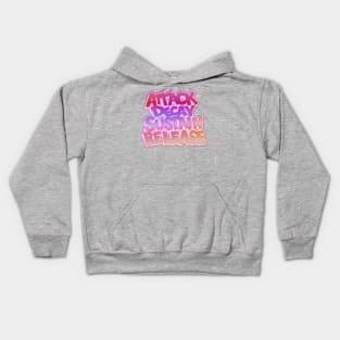 ADSR - ATTACK DECAY SUSTAIN RELEASE Kids Hoodie
